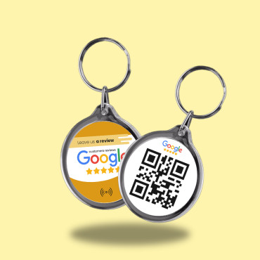 Porte-clés Avis Google NFC connecté et sans contact
