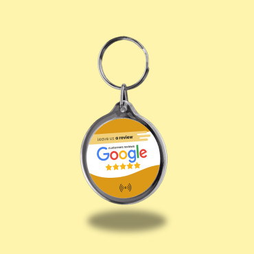 Porta-chaves de revisão conectado e sem contato do Google NFC