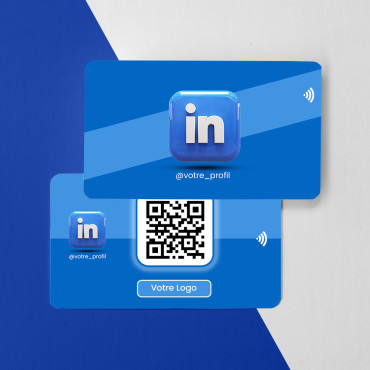 Tilkoblet og kontaktløst LinkedIn-følgekort