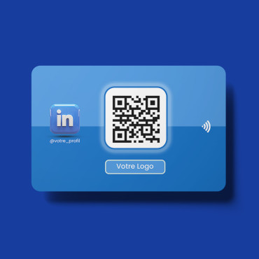 Connected & Contactless LinkedIn Follow Card