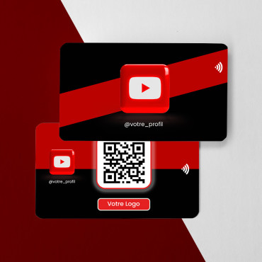 Connected & Contactless YouTube Follow Card