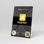 Chevalet NFC Snapchat avec...