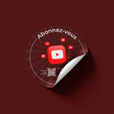 Vernetzter YouTube-NFC-Aufkleber für Wand, Theke, POS und Vitrine