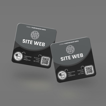 NFC lemez Csatlakoztatott weboldal falhoz, pulthoz, POS-hoz és vitrinhez
