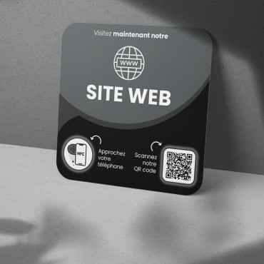 Plaque NFC Site Web...