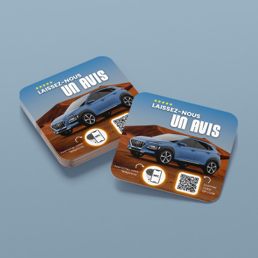 NFC-plade Forbundet biludlejning til væg, disk, POS og udstillingsvindue
