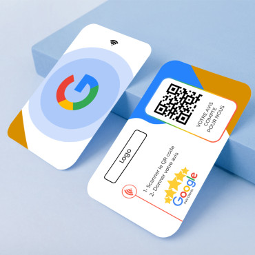 Google NFC kontaktløst og tilsluttet anmeldelseskort
