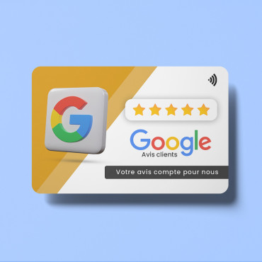 Cartão Google Avis sem contato e conectado - horizontal