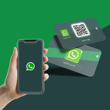 Anslutet och kontaktlöst WhatsApp-kontaktkort